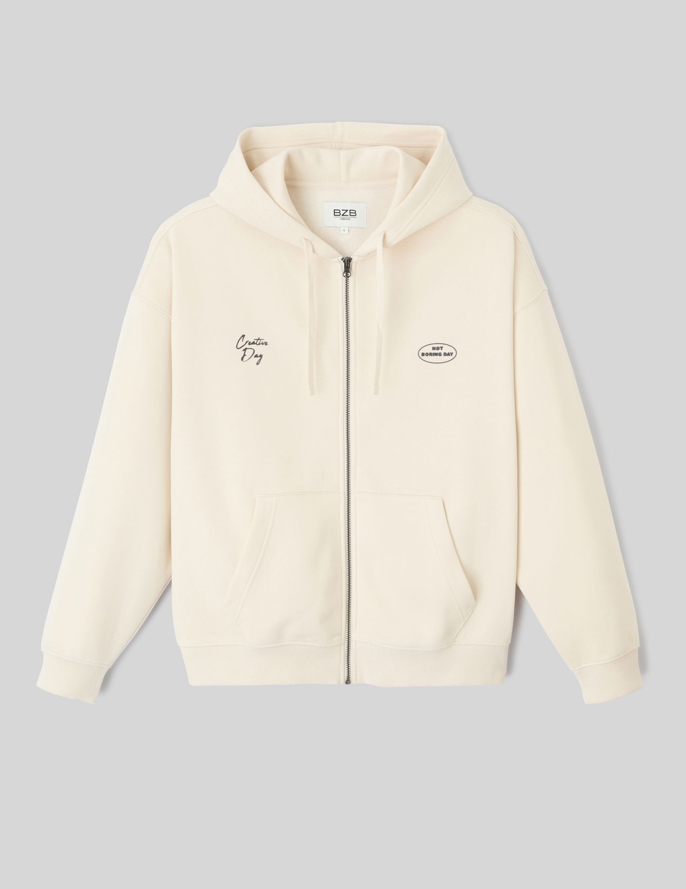 Sweat zippé imprimé