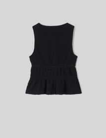 Top textur&eacute; &agrave; nouer