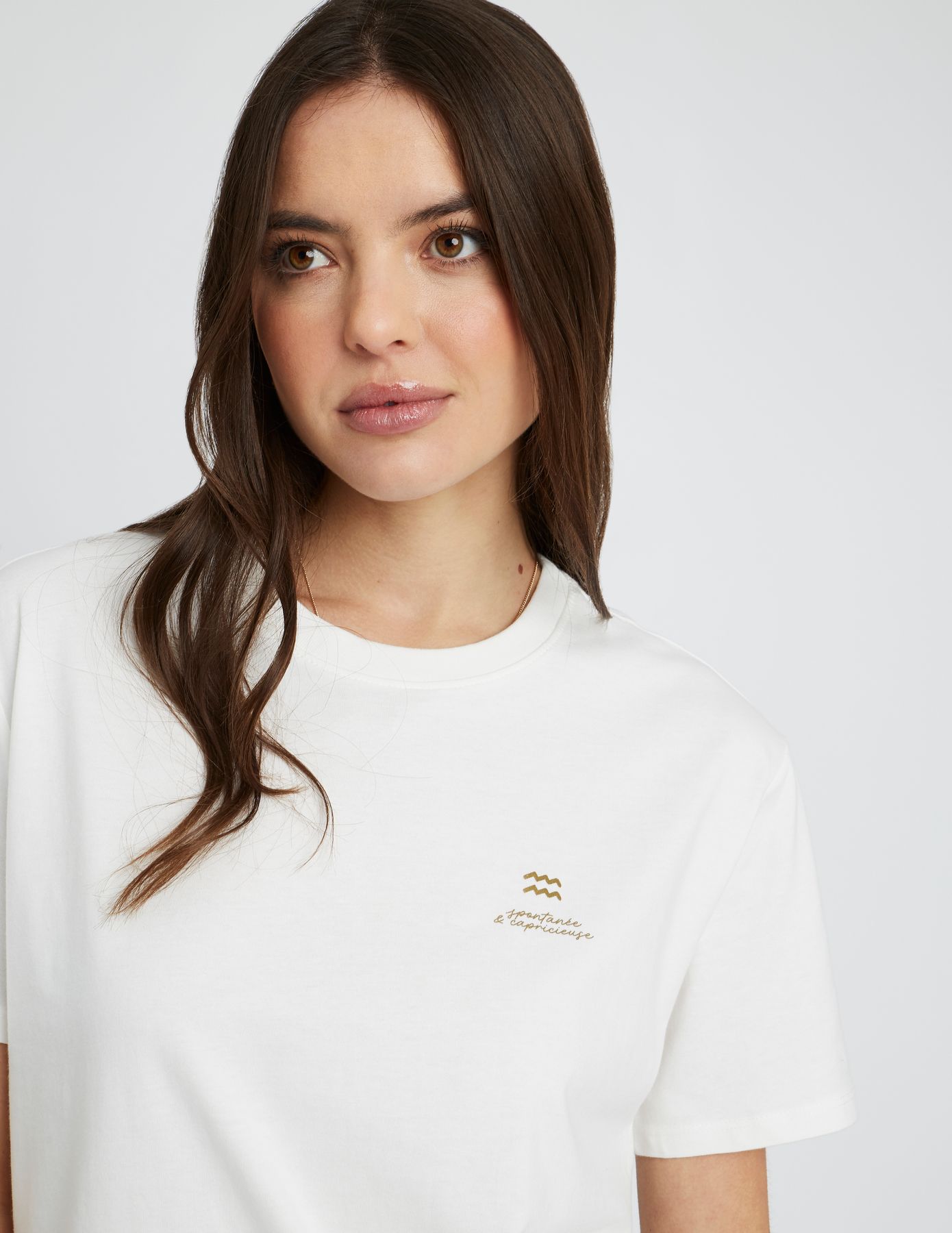 T-shirt imprimé signe astro verseau