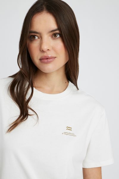 T-shirt imprimé signe astro verseau
