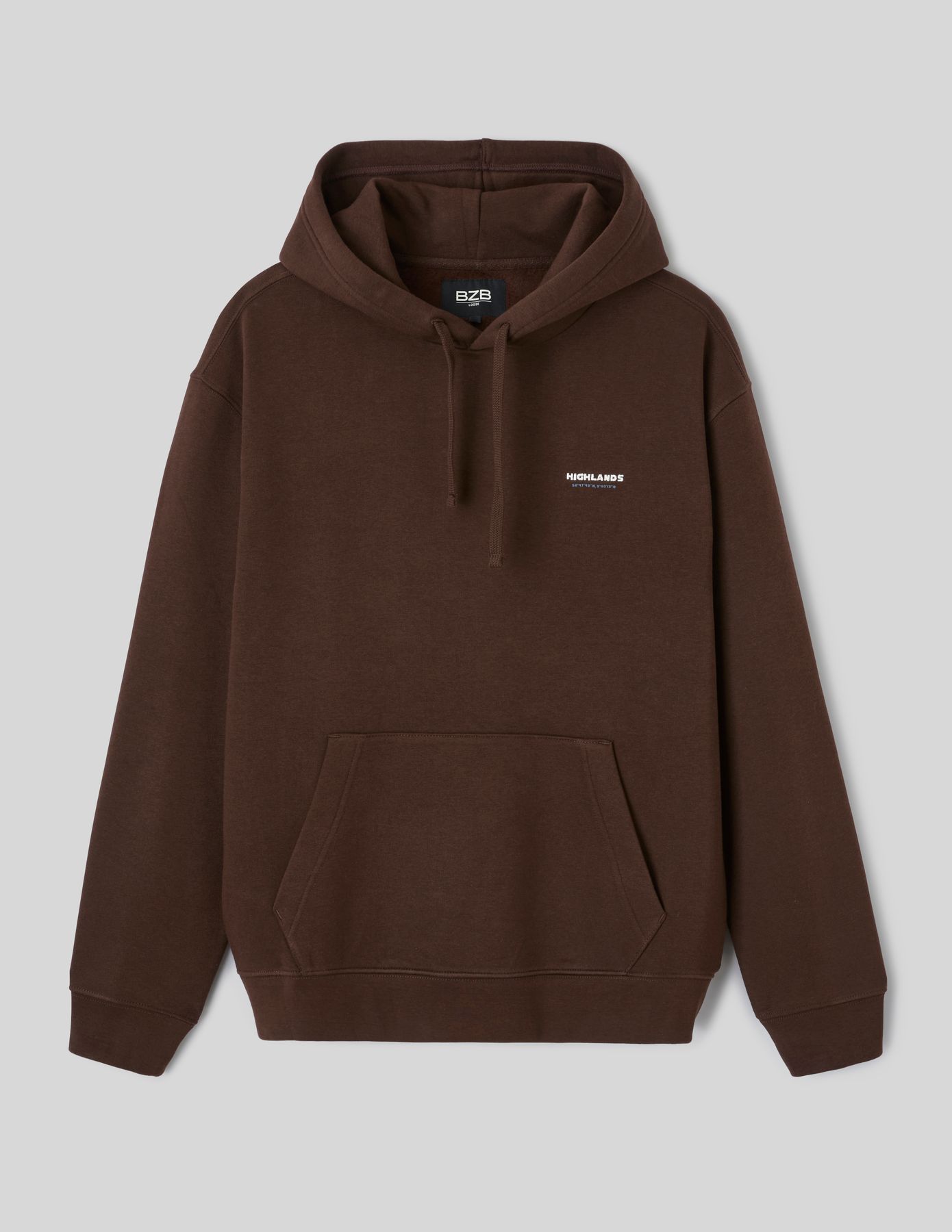 Sweat &agrave; capuche imprim&eacute; devant / dos