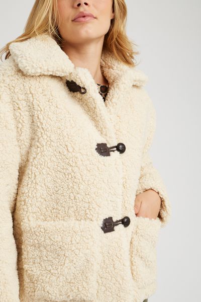 Manteau en sherpa