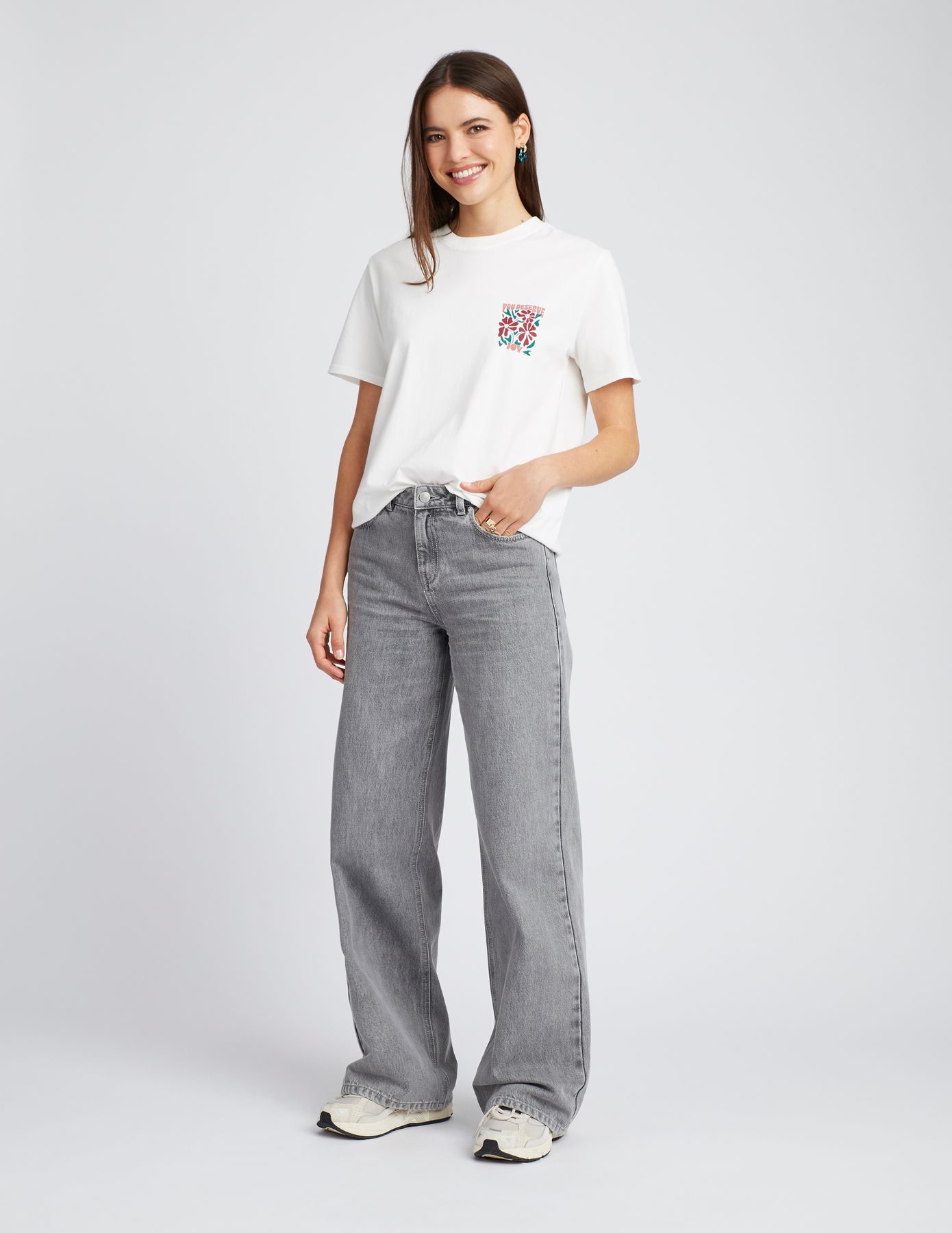 T-shirt imprim&eacute; devant/dos