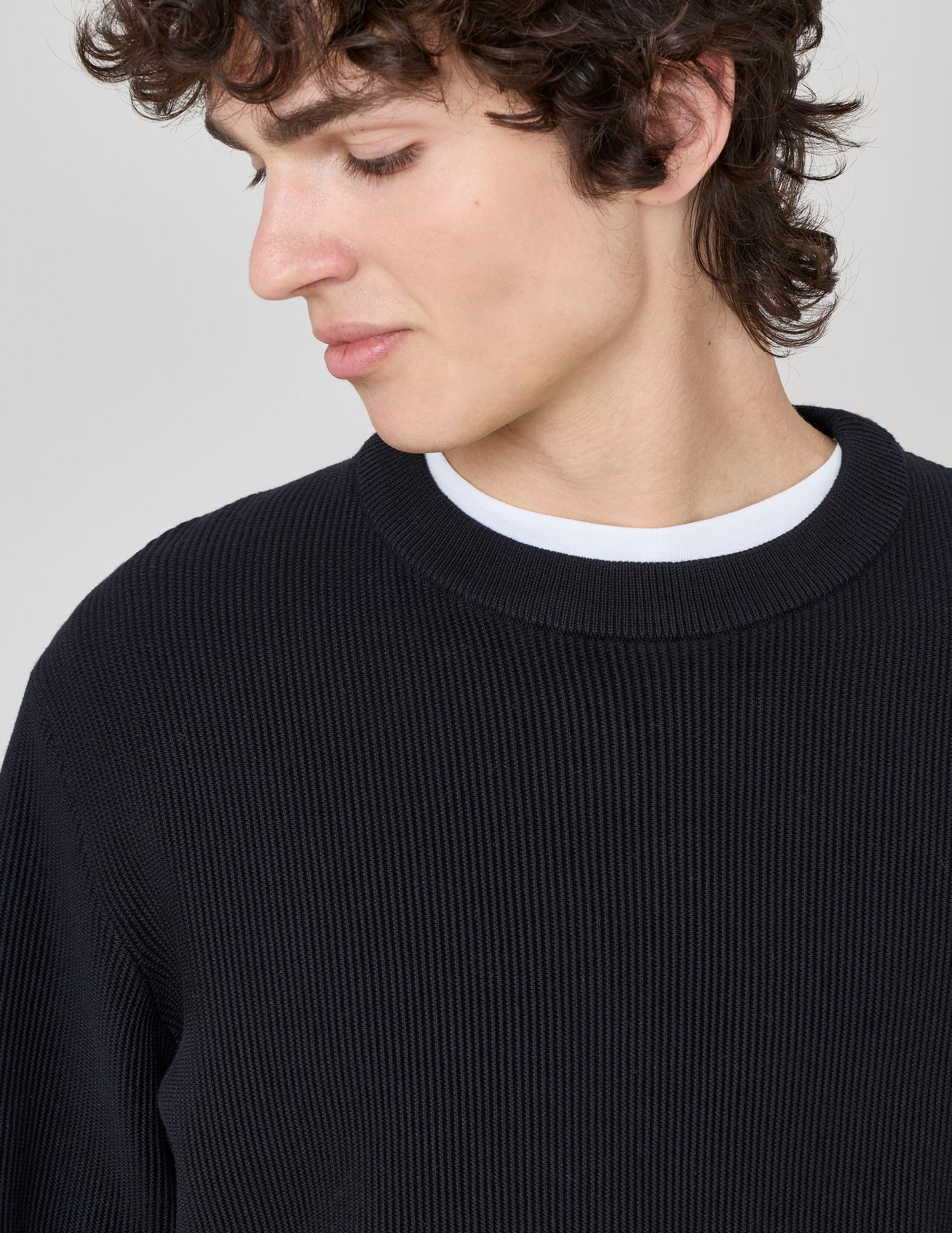 Pull maille fantaisie