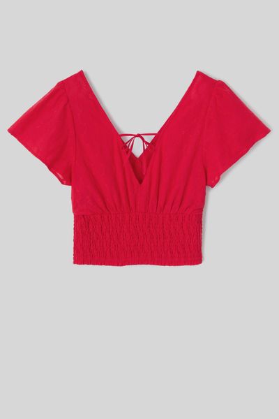 Blouse en broderie anglais