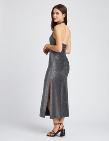 Robe longue à paillettes
