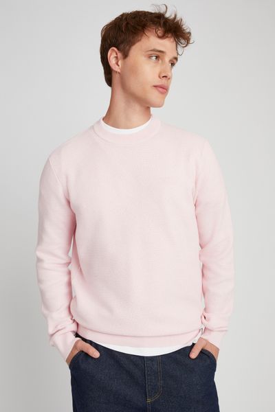 Pull matière fantaisie