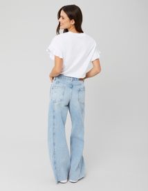 T-shirt manches courtes à volants