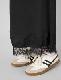 Jupe longue satin
