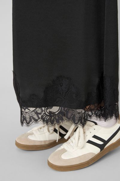 Jupe longue satin