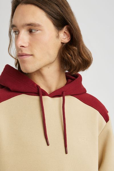 Sweat &agrave; capuche colorblock
