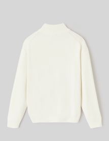 Pull chenille col montant