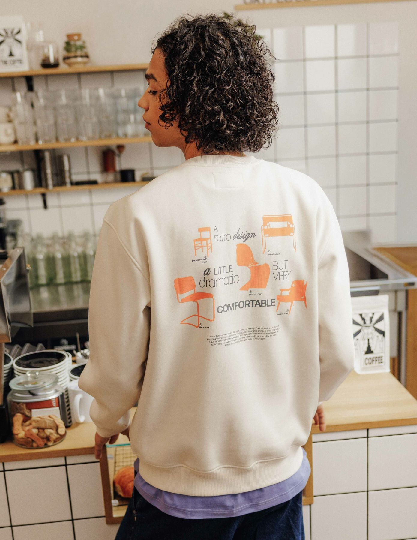 Sweat imprim&eacute; devant/dos