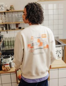 Sweat imprim&eacute; devant/dos