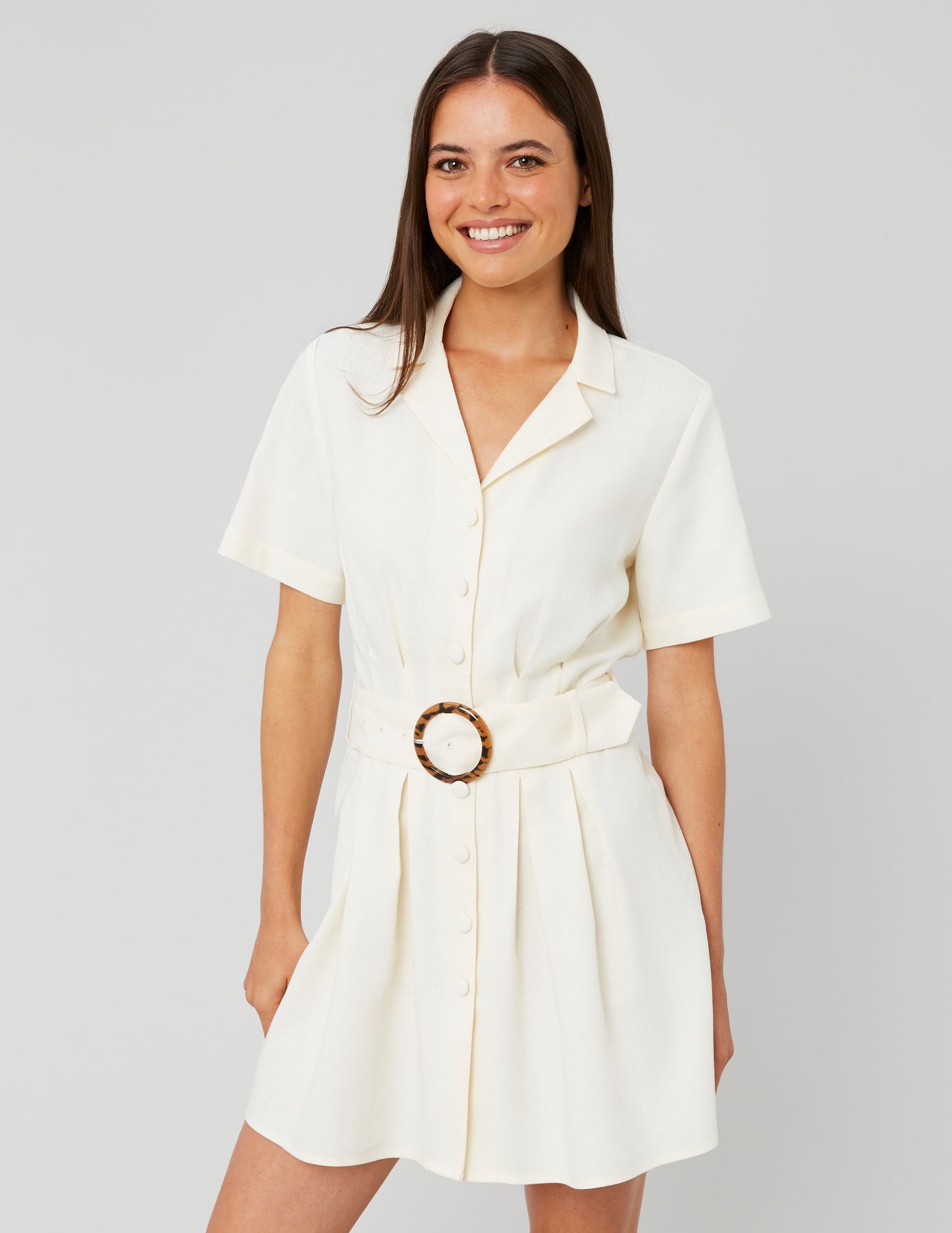 Robe tailleur en twill