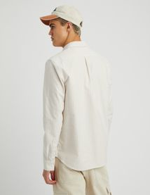 Chemise rayée droite