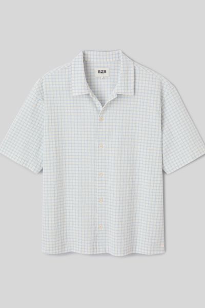 Chemise manches courtes &agrave; carreaux