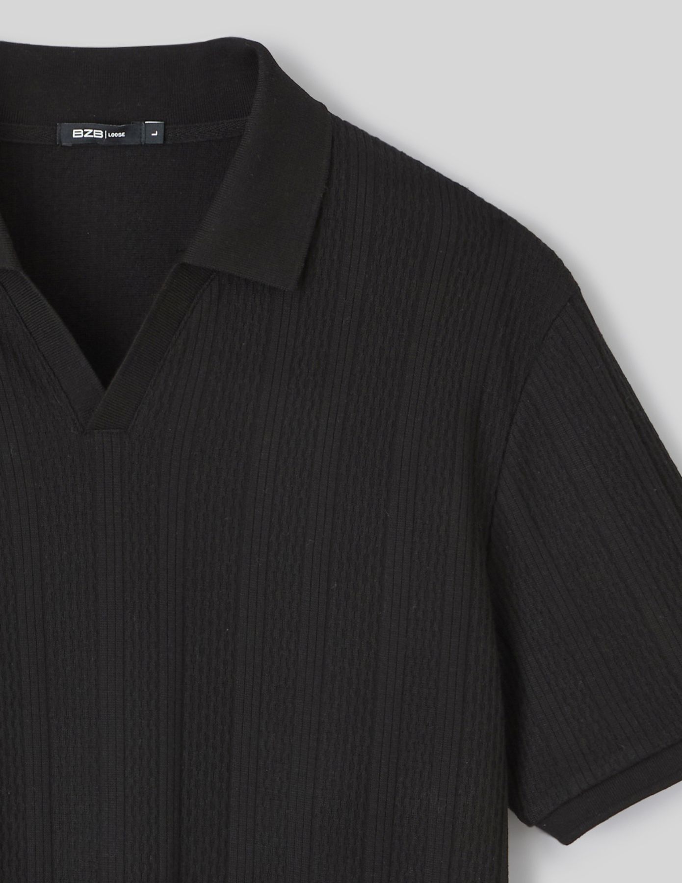Polo maille fantaisie