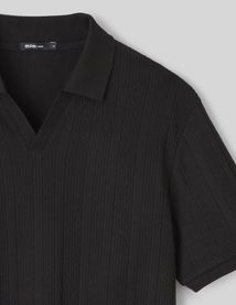 Polo maille fantaisie