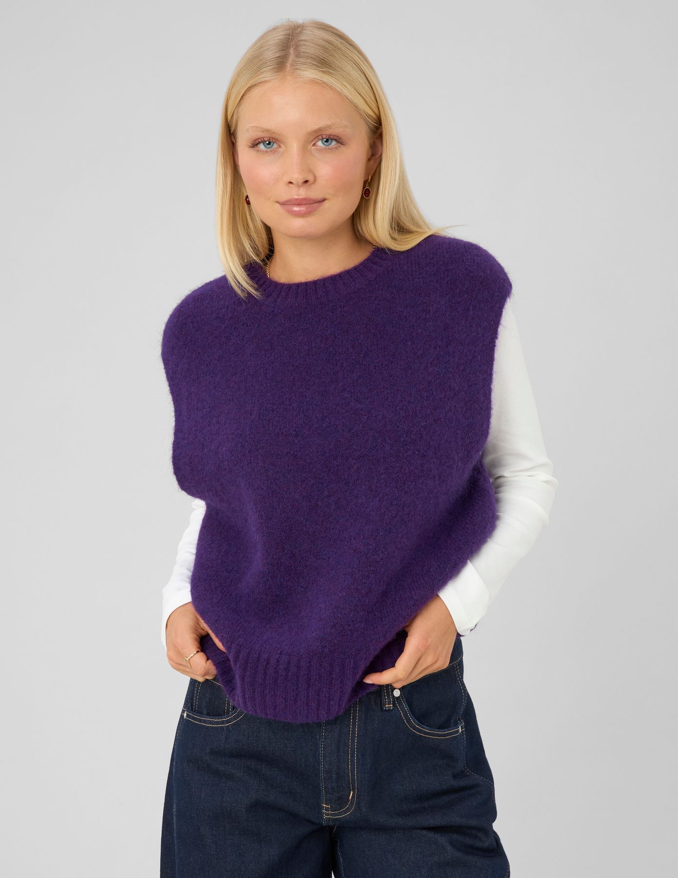 Pull sans manche premium