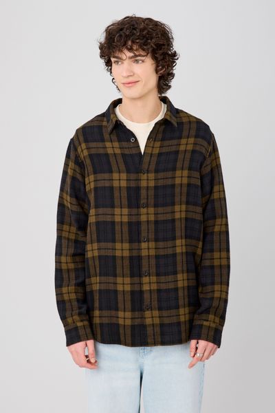 Chemise &agrave; carreaux en gaze de coton