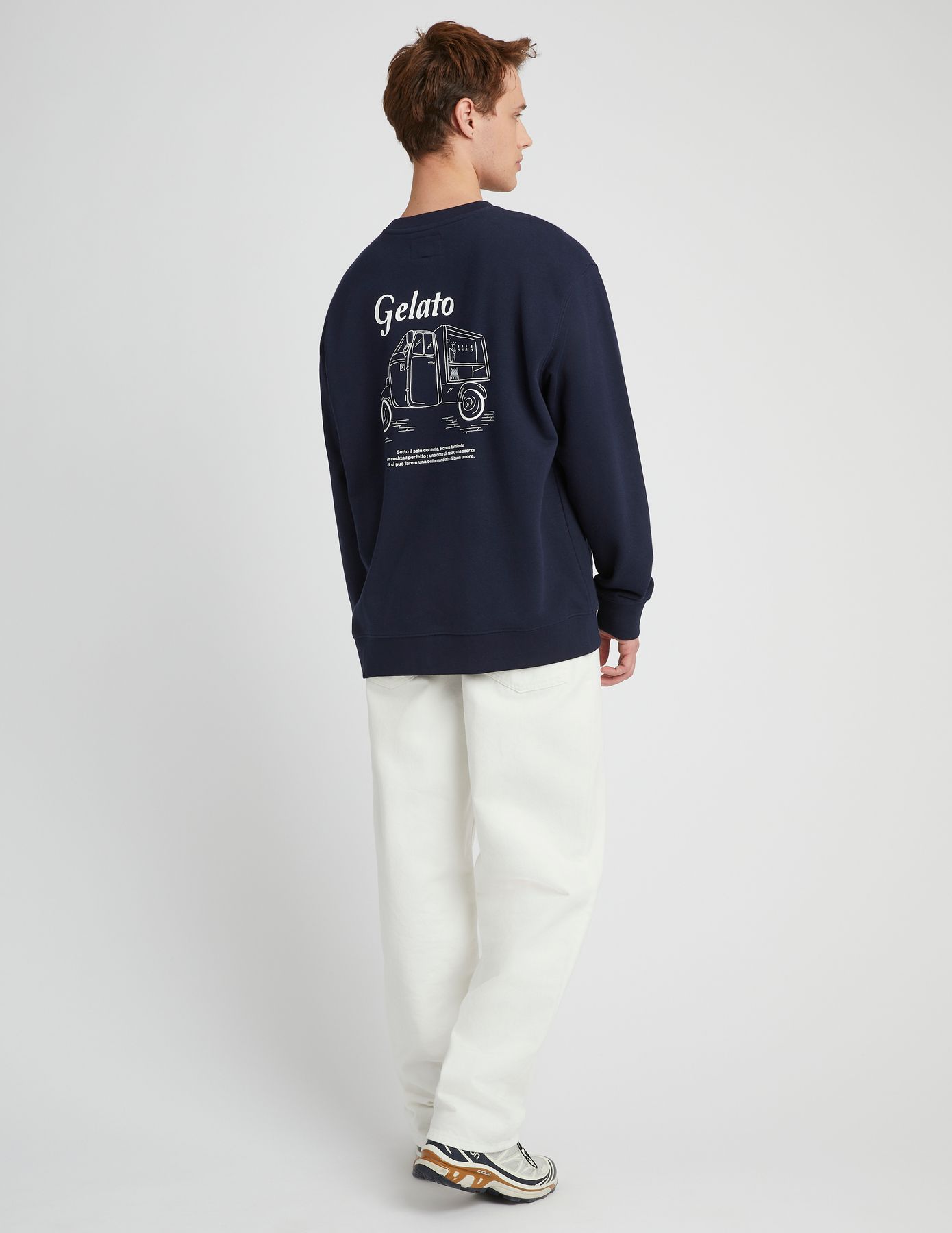 Sweat imprimé devant dos