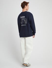 Sweat imprimé devant dos