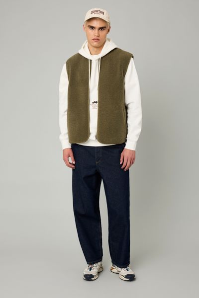 Blouson sans manches sherpa