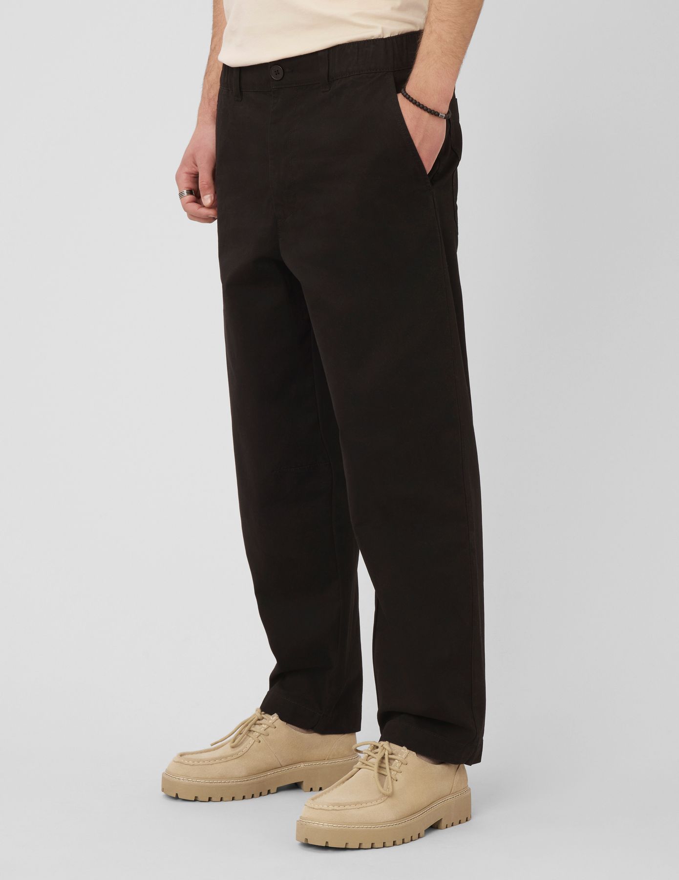 Pantalon en twill ample