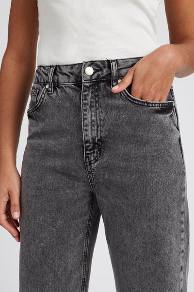 Jean straight taille haute