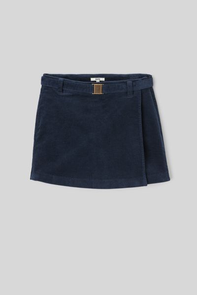 Jupe short en velours