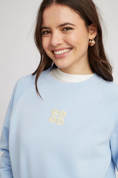 Sweat raglan brodé