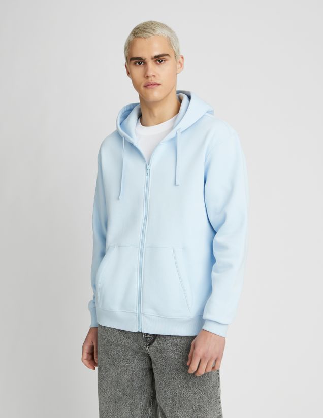 Sweat zippé à capuche