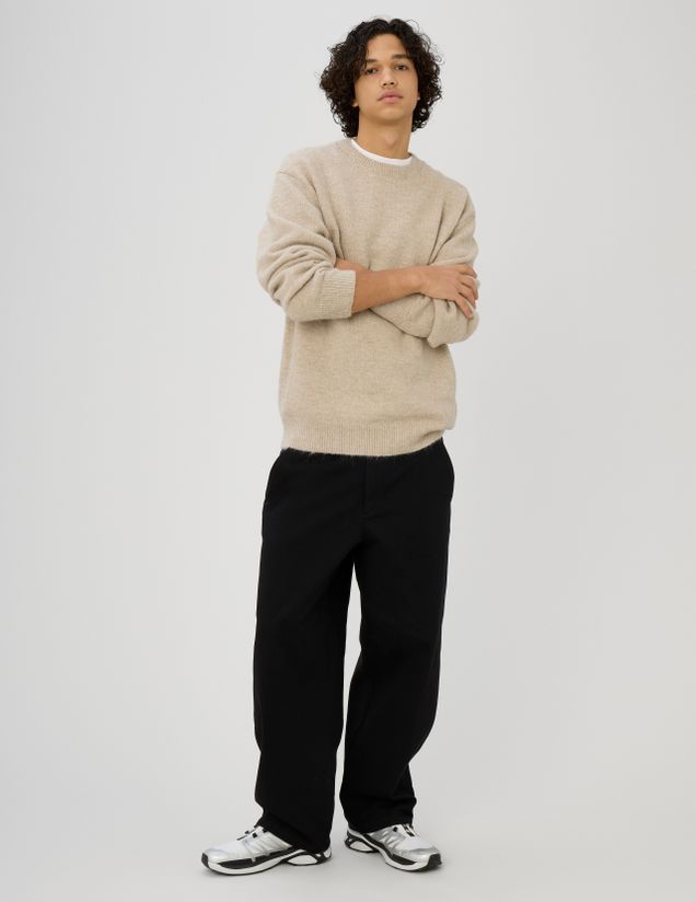 Pantalon chino twill large