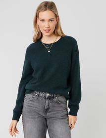 Pull col rond premium