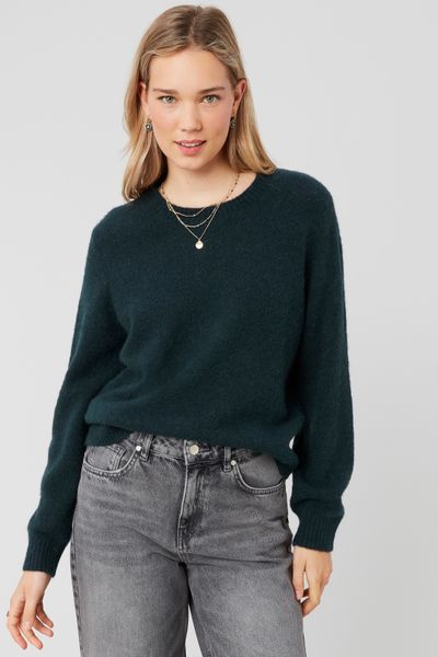 Pull col rond premium