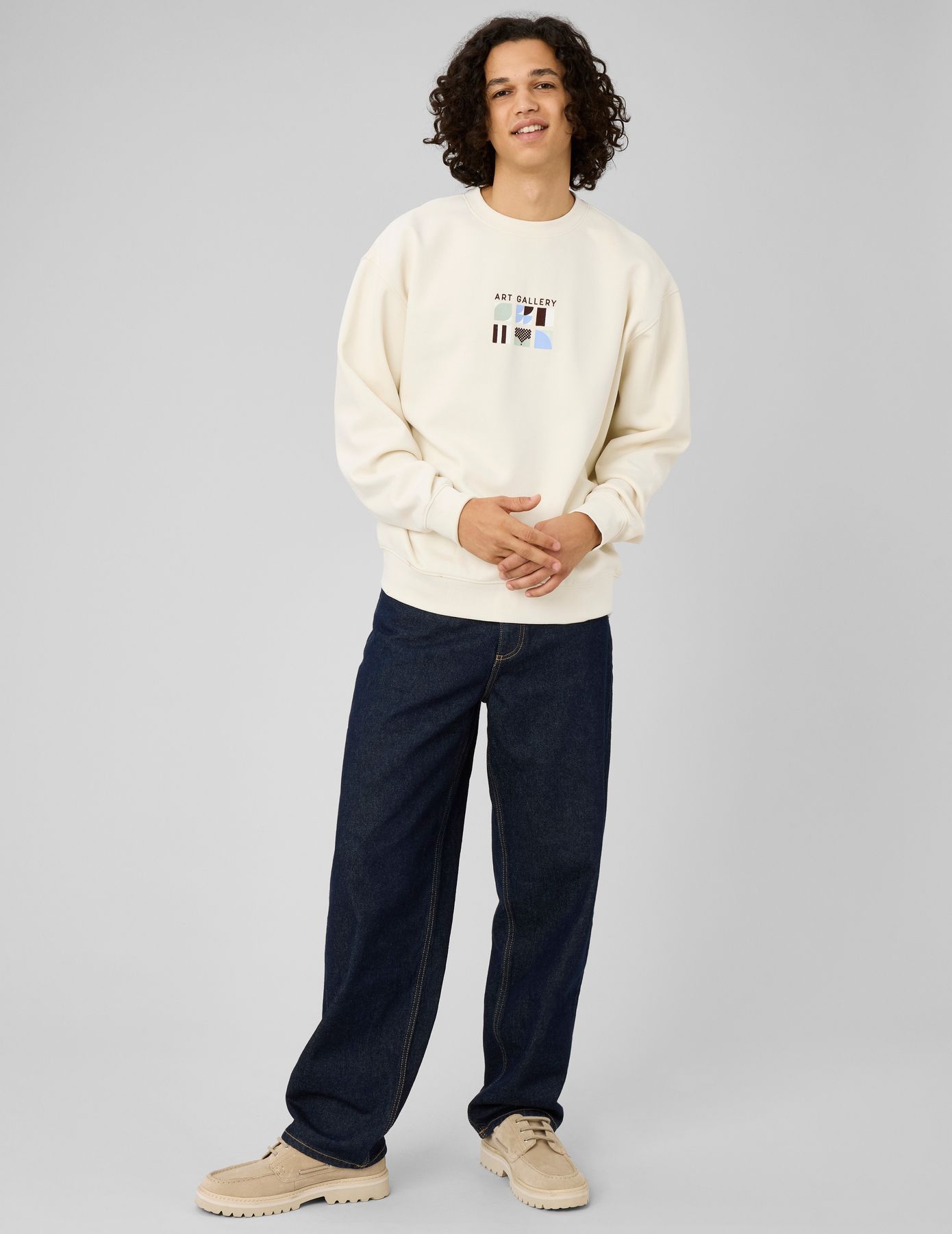 Sweat imprim&eacute; poitrine