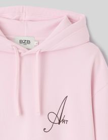 Sweat imprim&eacute; et brod&eacute;