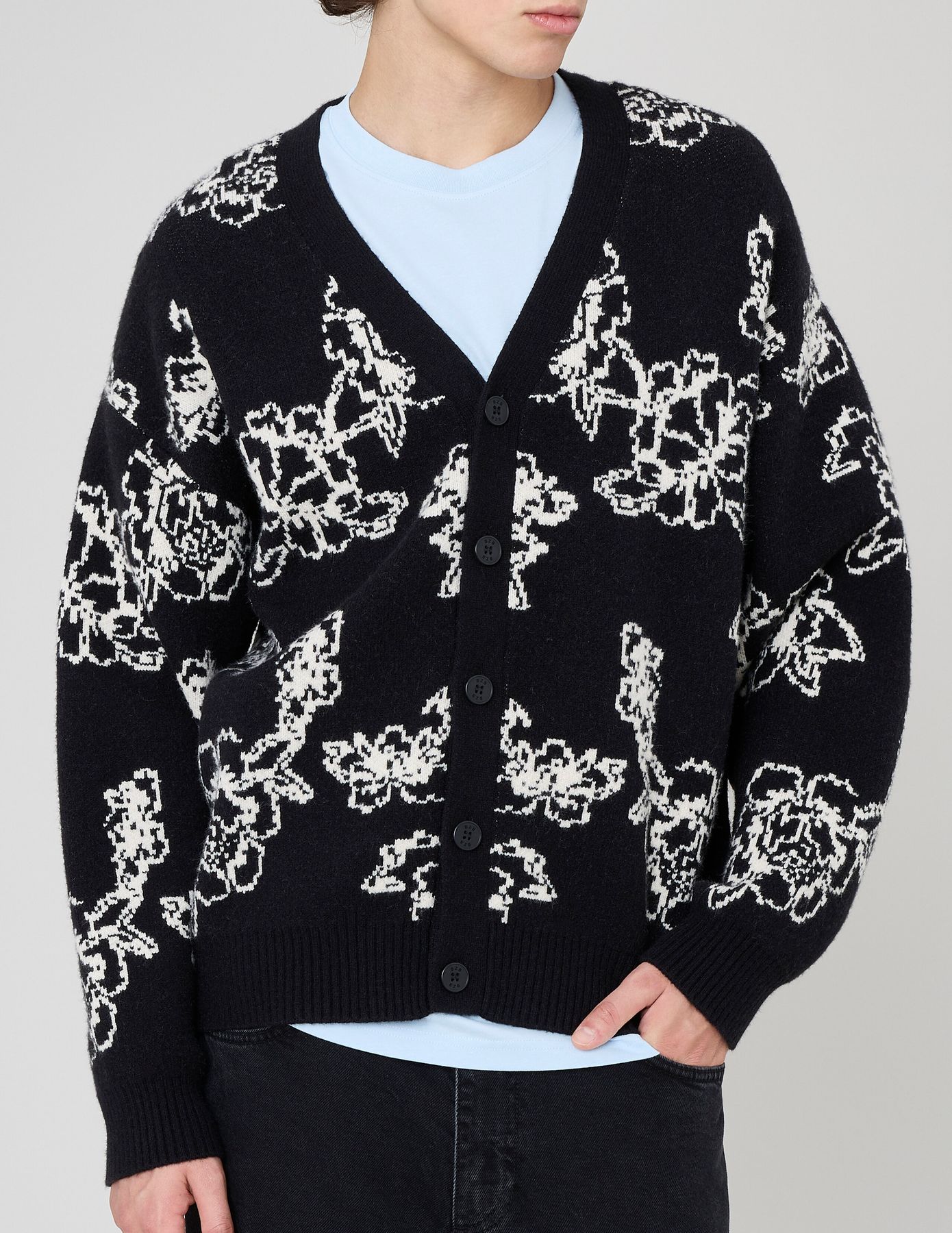 Gilet &agrave; motifs