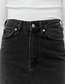 Jupe longue en jean