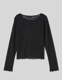 T-shirt dentelle