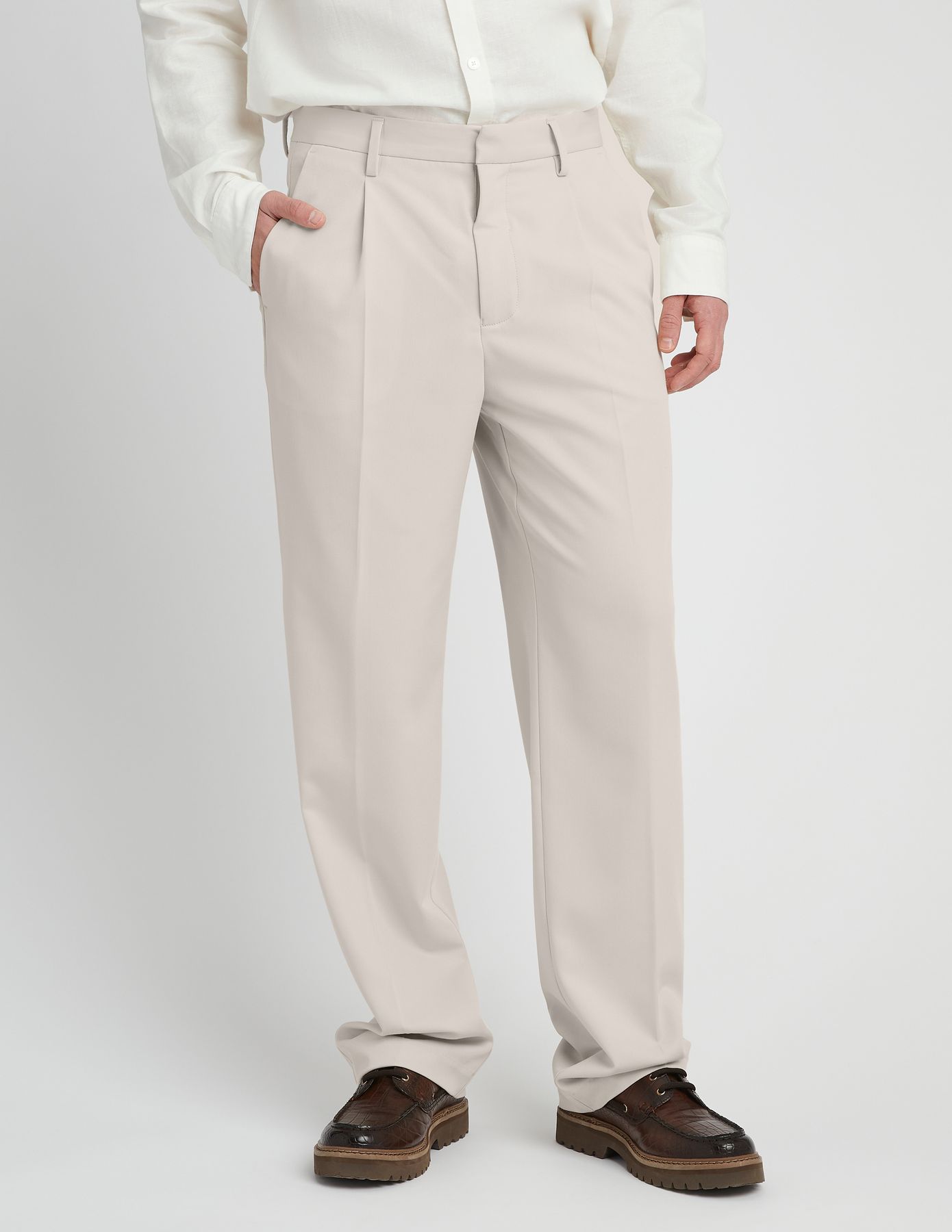 Pantalon de ville &agrave; pinces