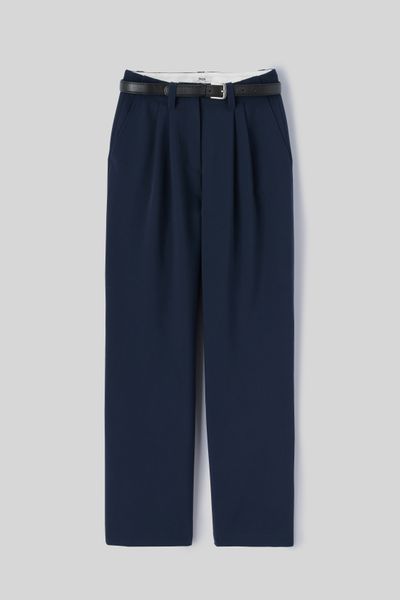 Pantalon tailleur &agrave; pinces