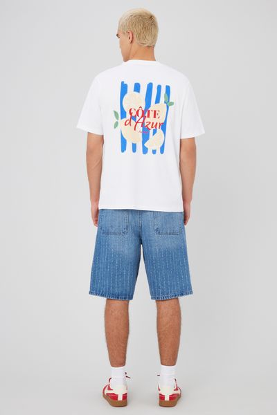 Bermuda en jean fantaisie