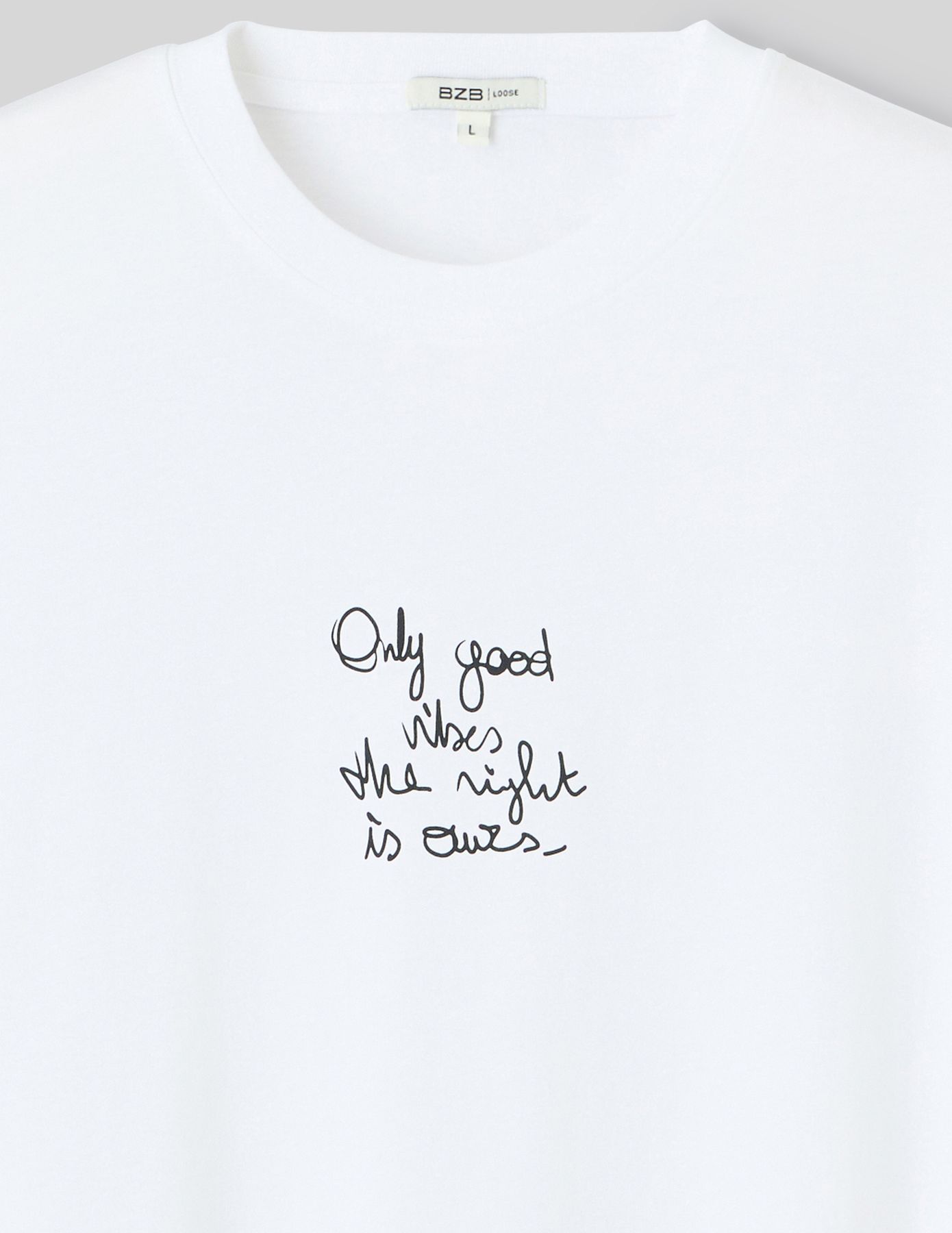 T-shirt imprim&eacute; devant