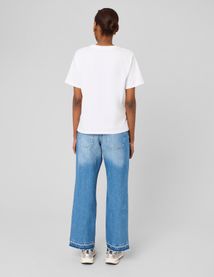Jean straight taille basse