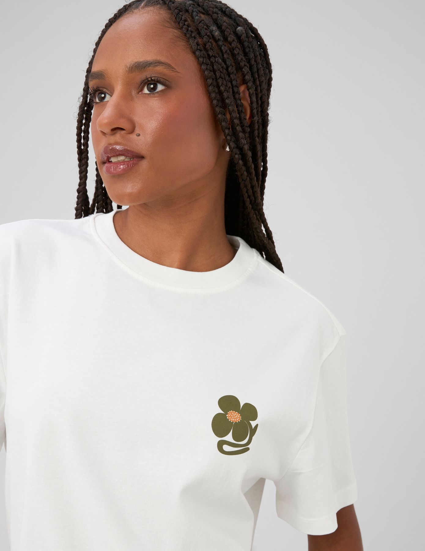 T-shirt imprim&eacute; devant / dos