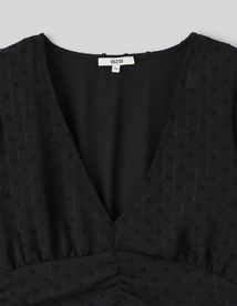 Robe courte en plumetis