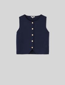 Pull milano boutonné