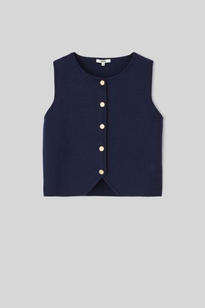 Pull milano boutonné